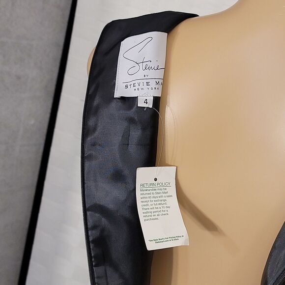 BRAND NEW STEVIE MAC COLOR BLOCKED SLEEVELESS SHEATH DRESS - Picture 7 of 13